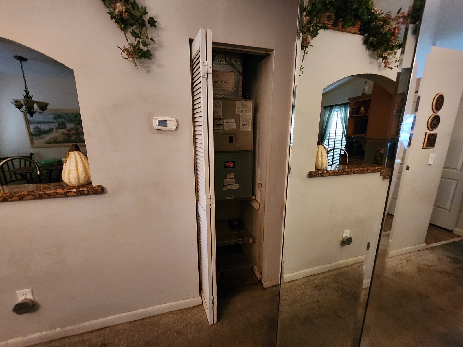 986 SW 180th Ter — Air-handler closet
