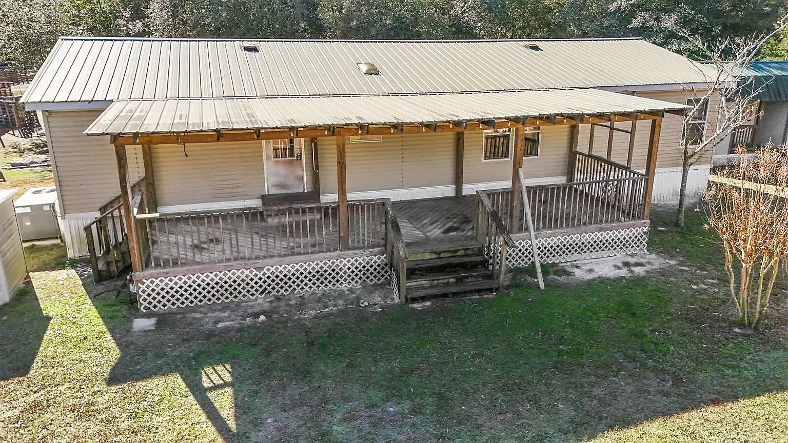 Front porch and steps