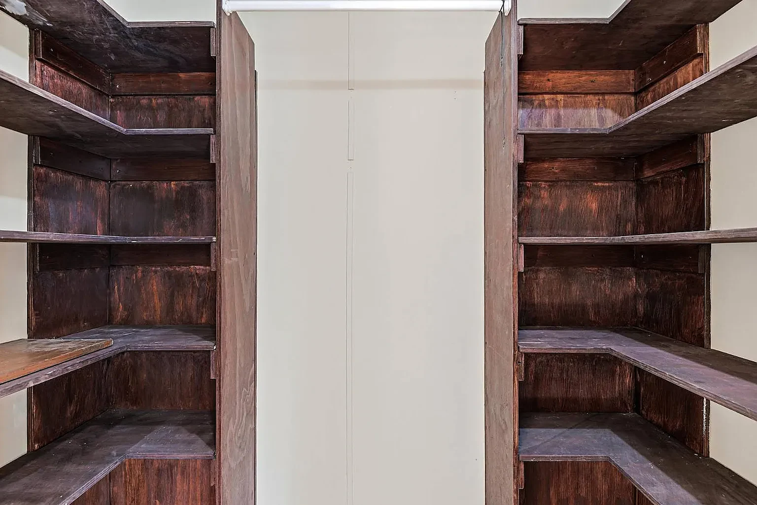 Cedar-lined storage closet