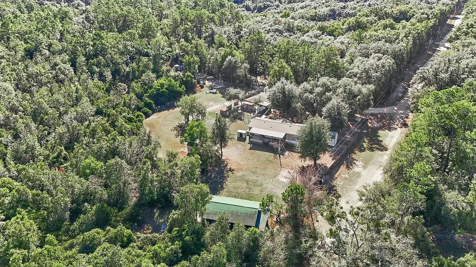 Aerial — the full compound