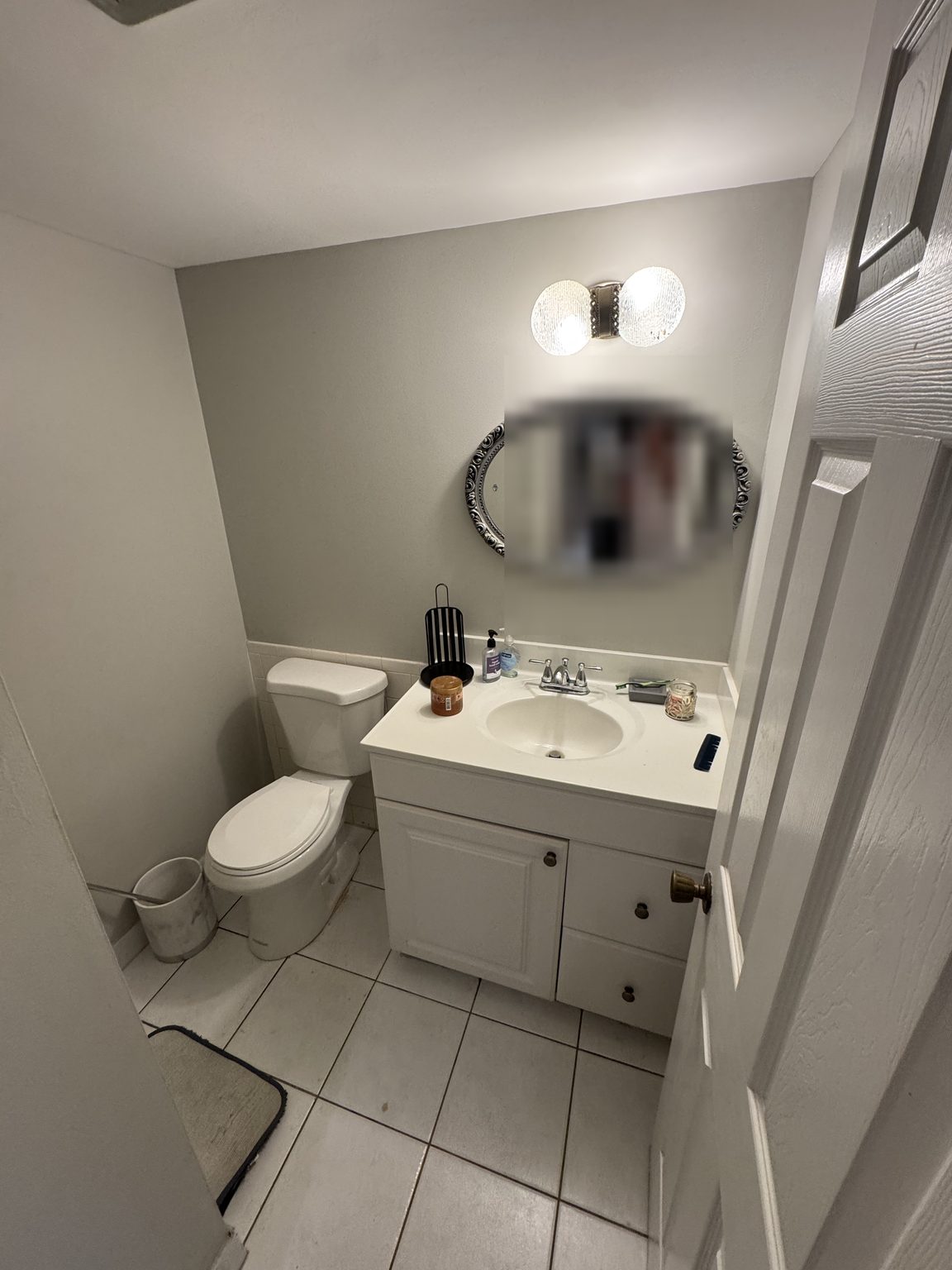 Powder-room vanity