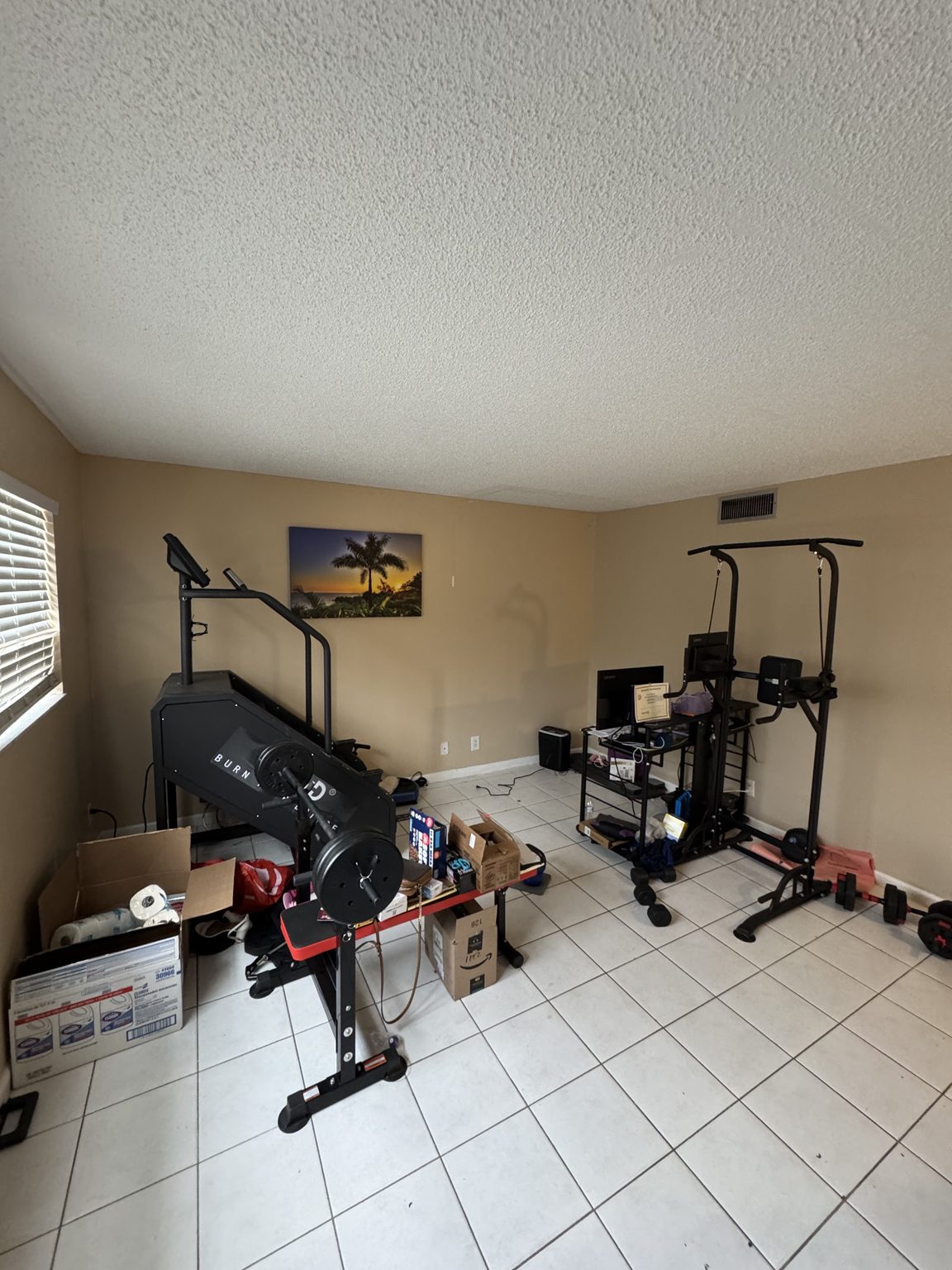 Bonus room, currently a gym